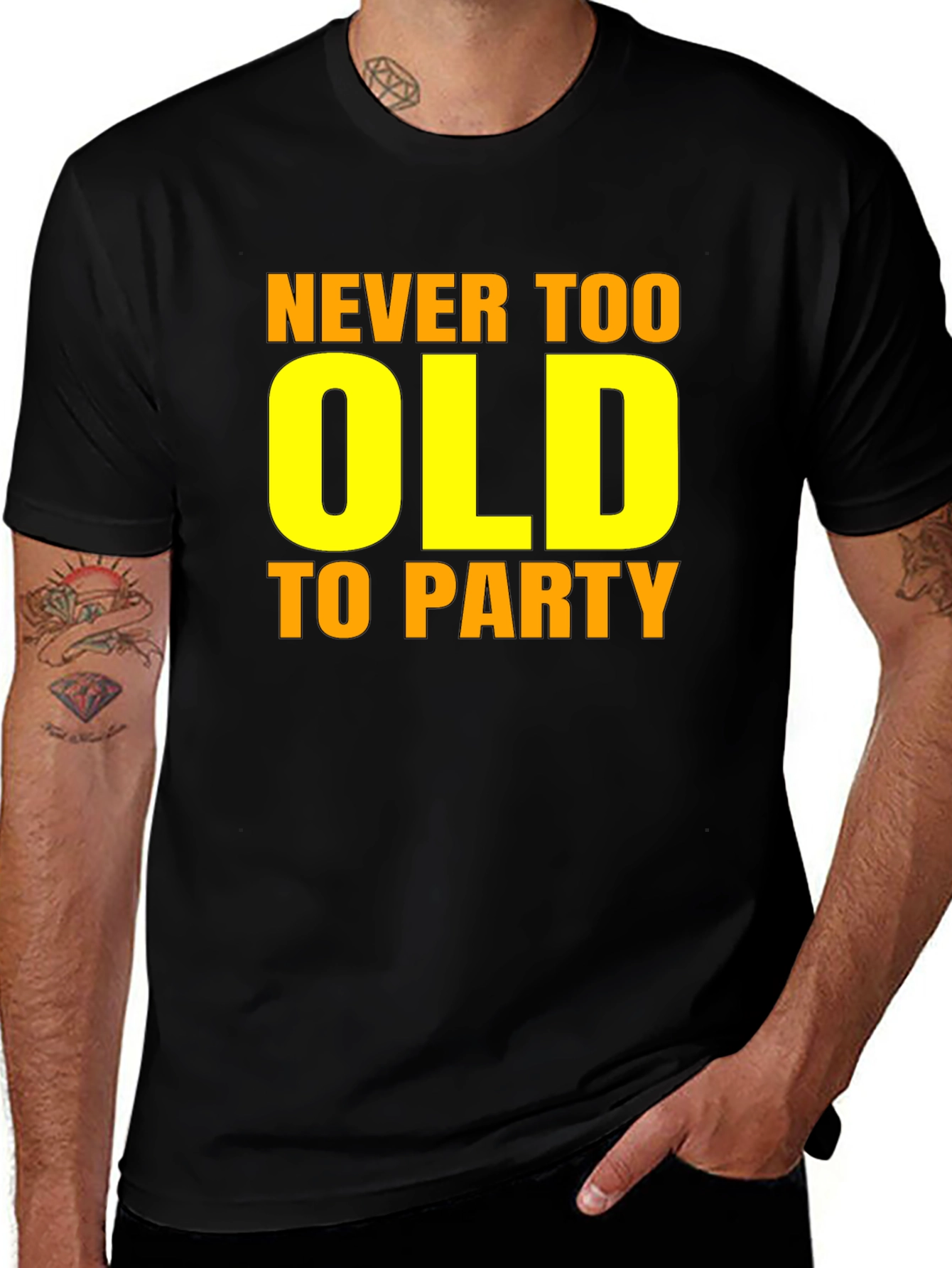 Never Too Old to Party Graphic Tee