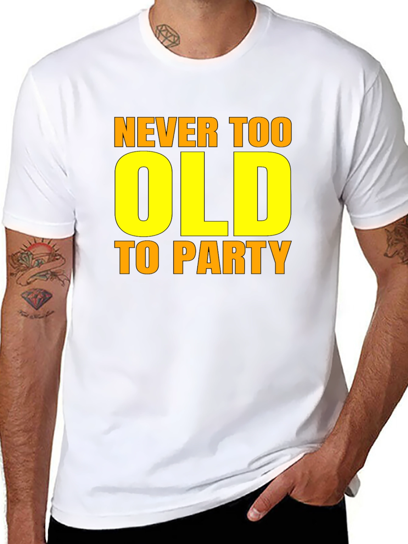 Never Too Old to Party Graphic Tee