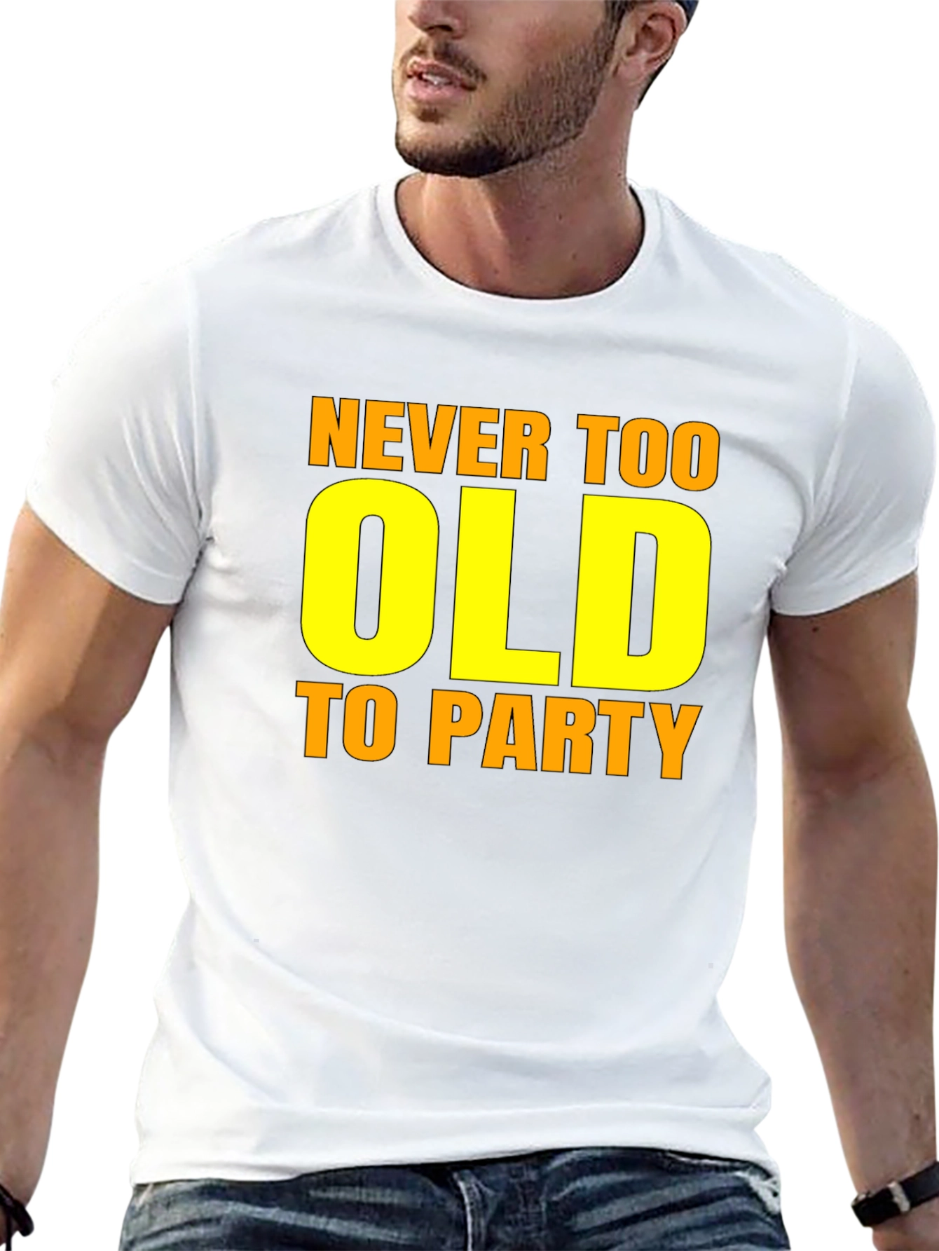 Never Too Old to Party Graphic Tee