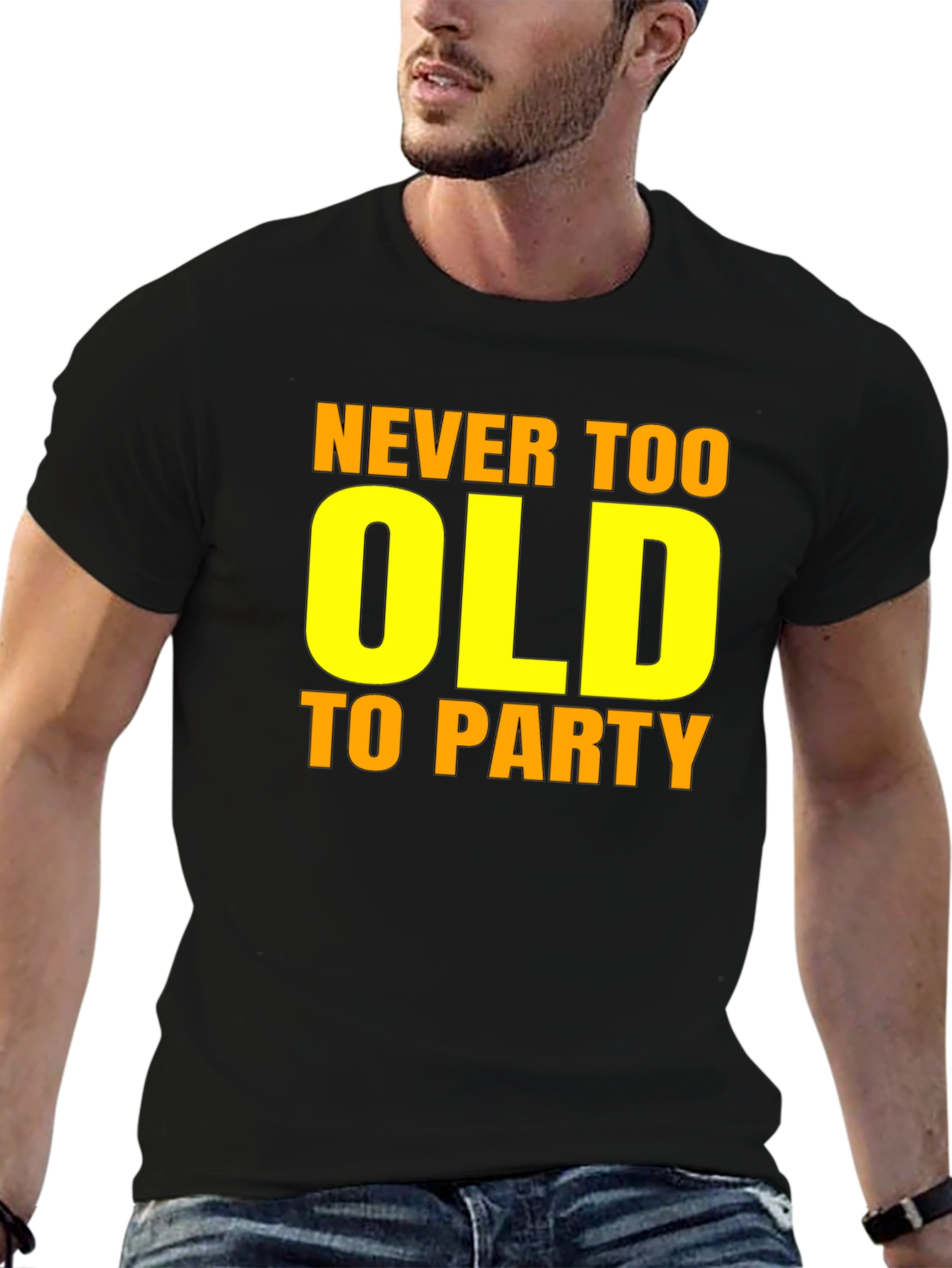 Never Too Old to Party Graphic Tee