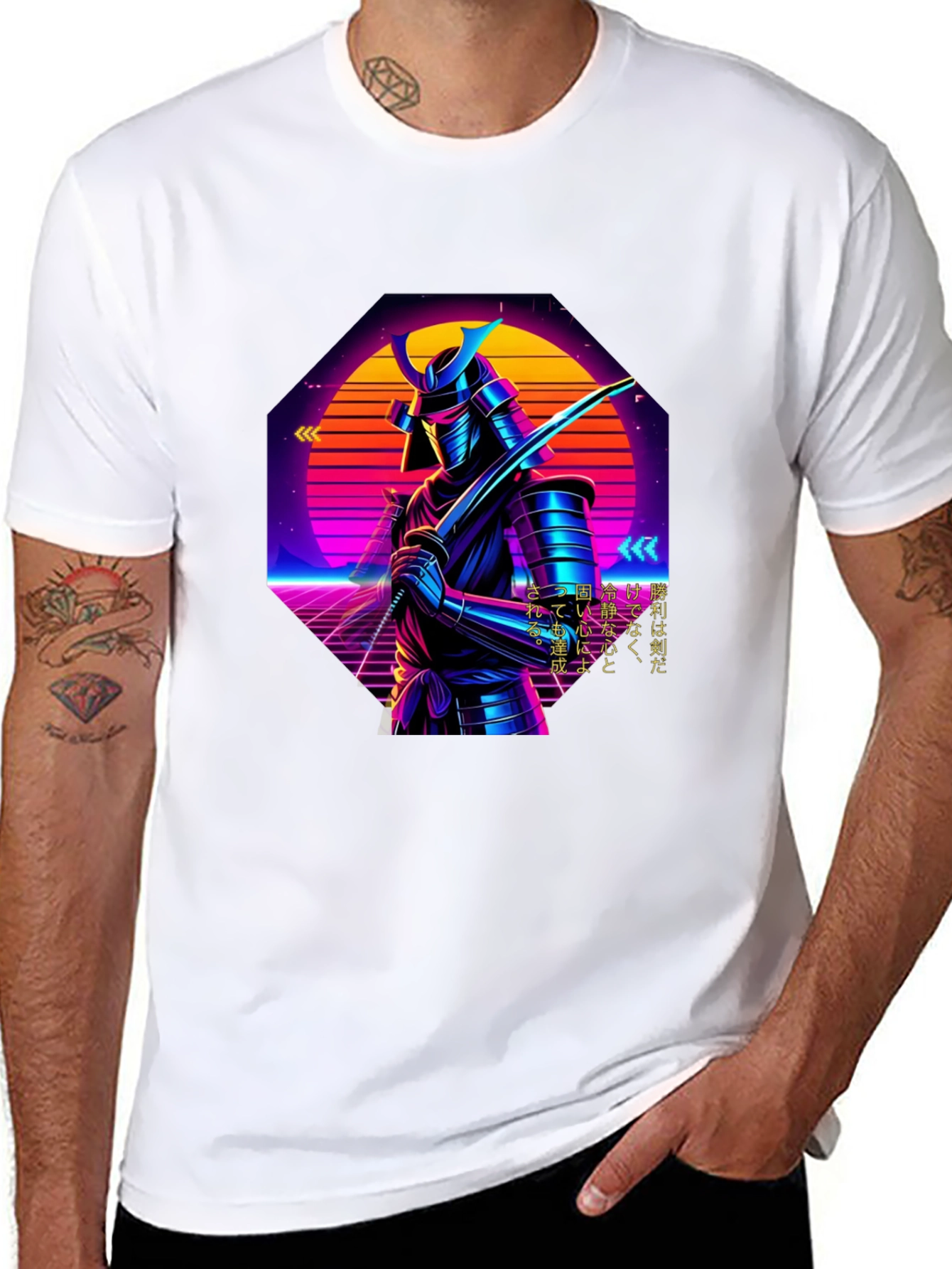 Cyberpunk Samurai Graphic Tee