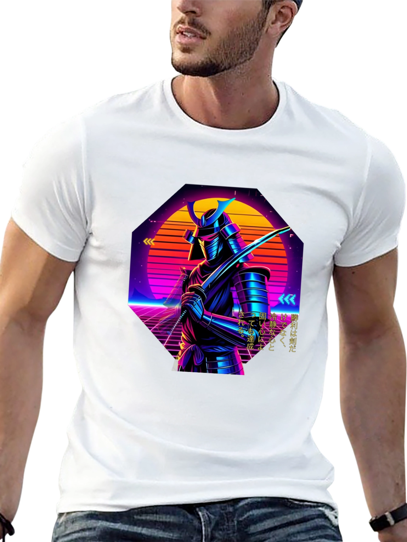 Cyberpunk Samurai Graphic Tee