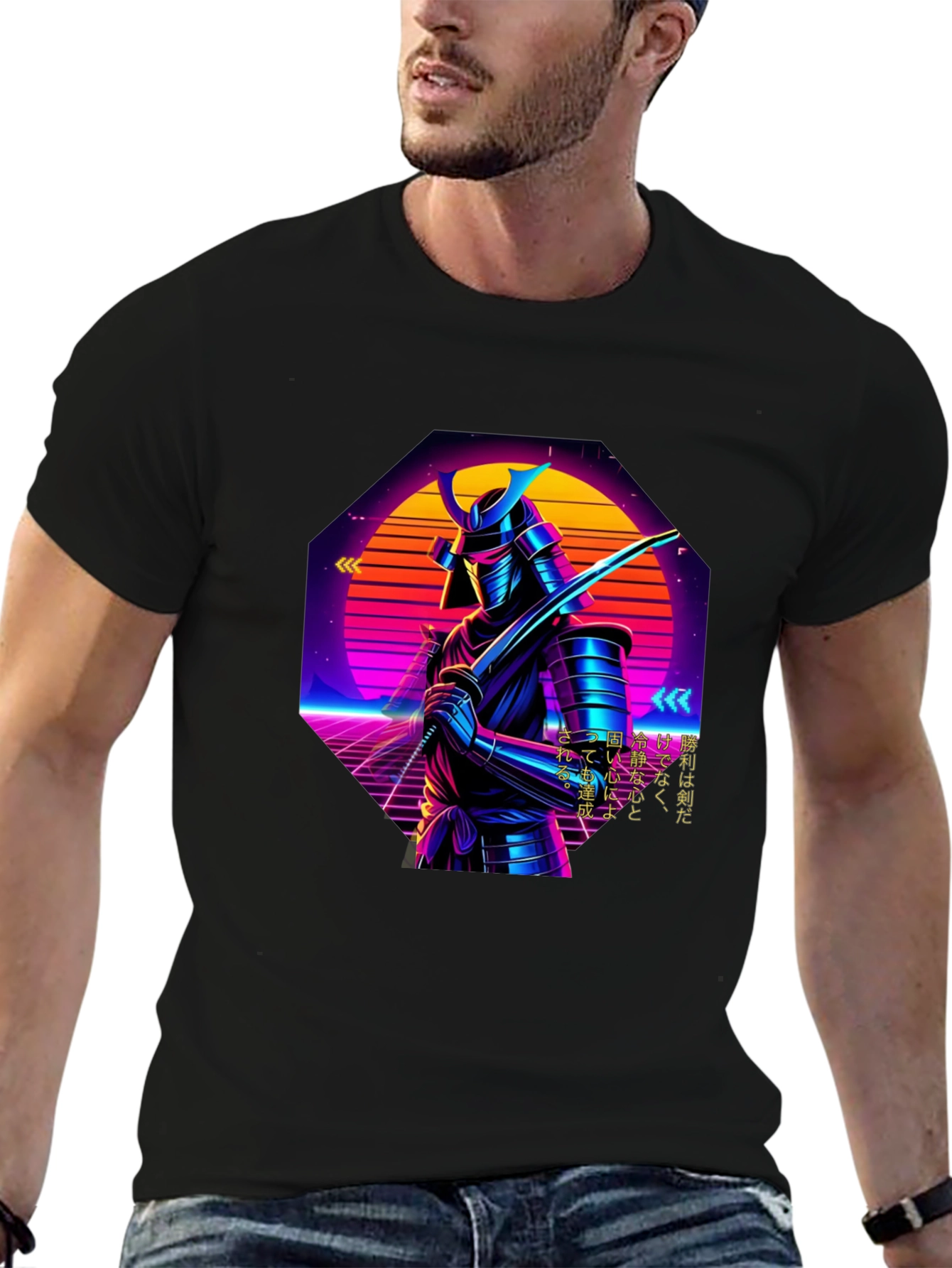 Cyberpunk Samurai Graphic Tee