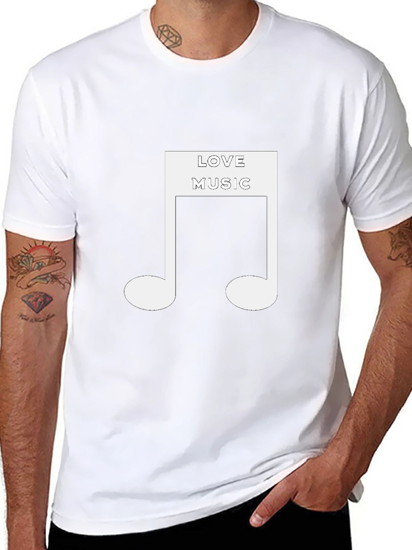 Love Music Graphic Tee - Stylish & Comfortable