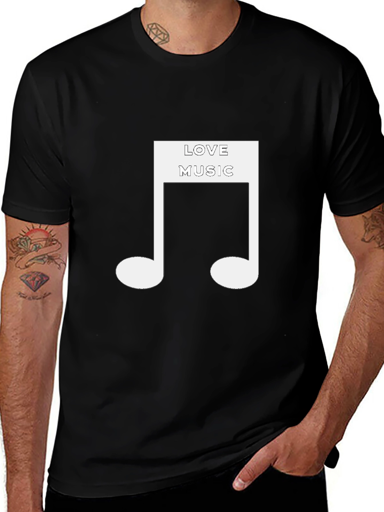 Love Music Graphic Tee - Stylish & Comfortable