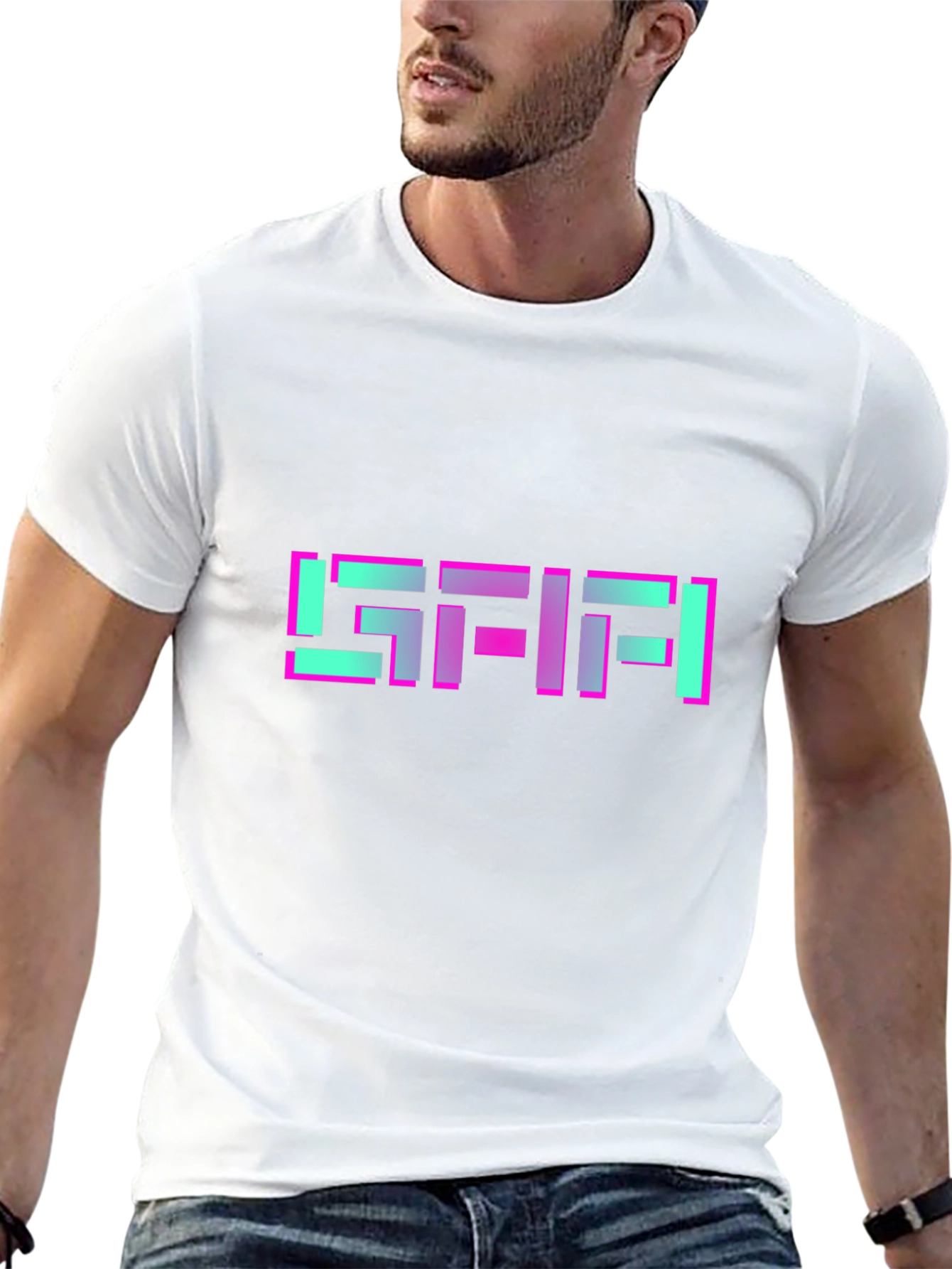 Retro Pixel Graphic T-Shirt - Black Tee