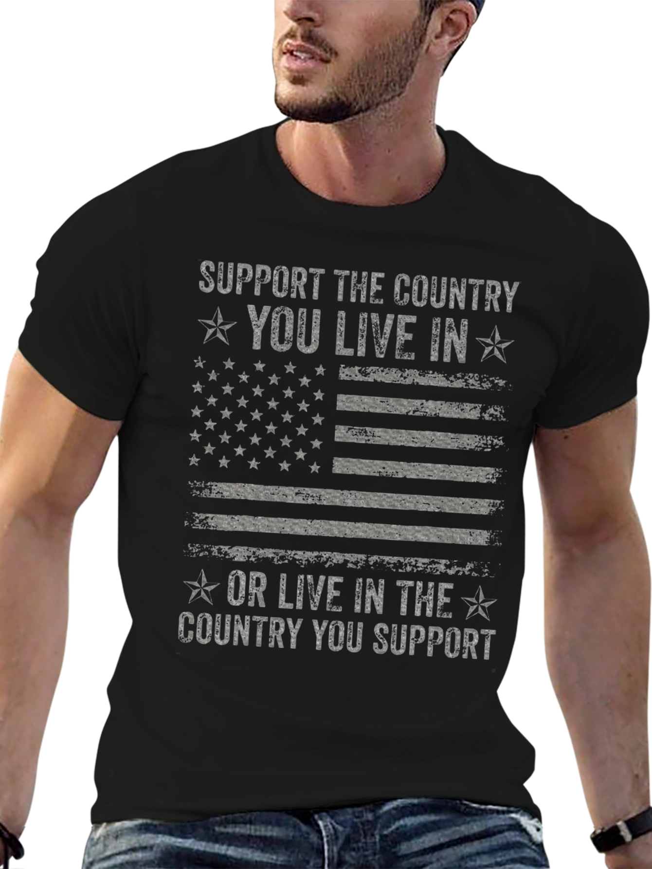 Patriotic USA Flag T-Shirt