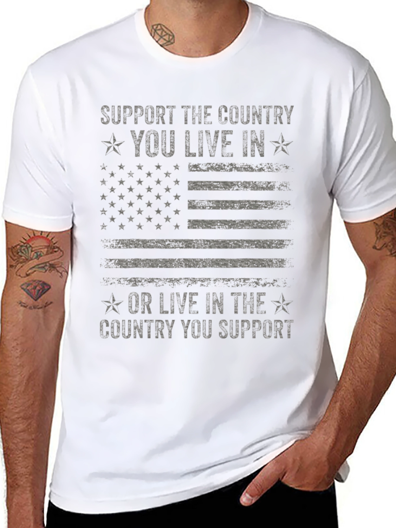 Patriotic USA Flag T-Shirt