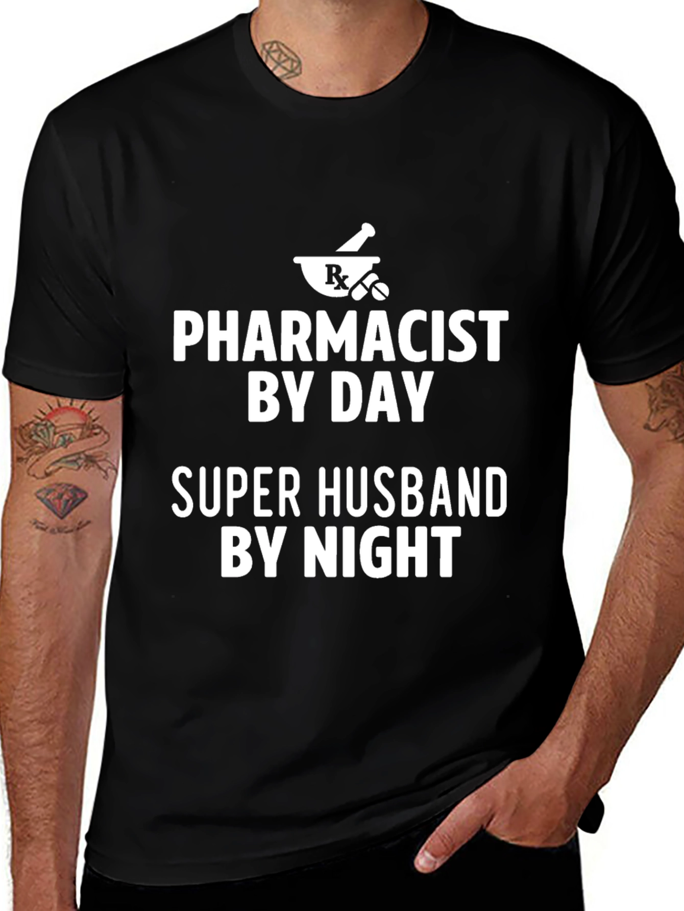 Pharmacist by Day Super Husband by Night T-Shirt