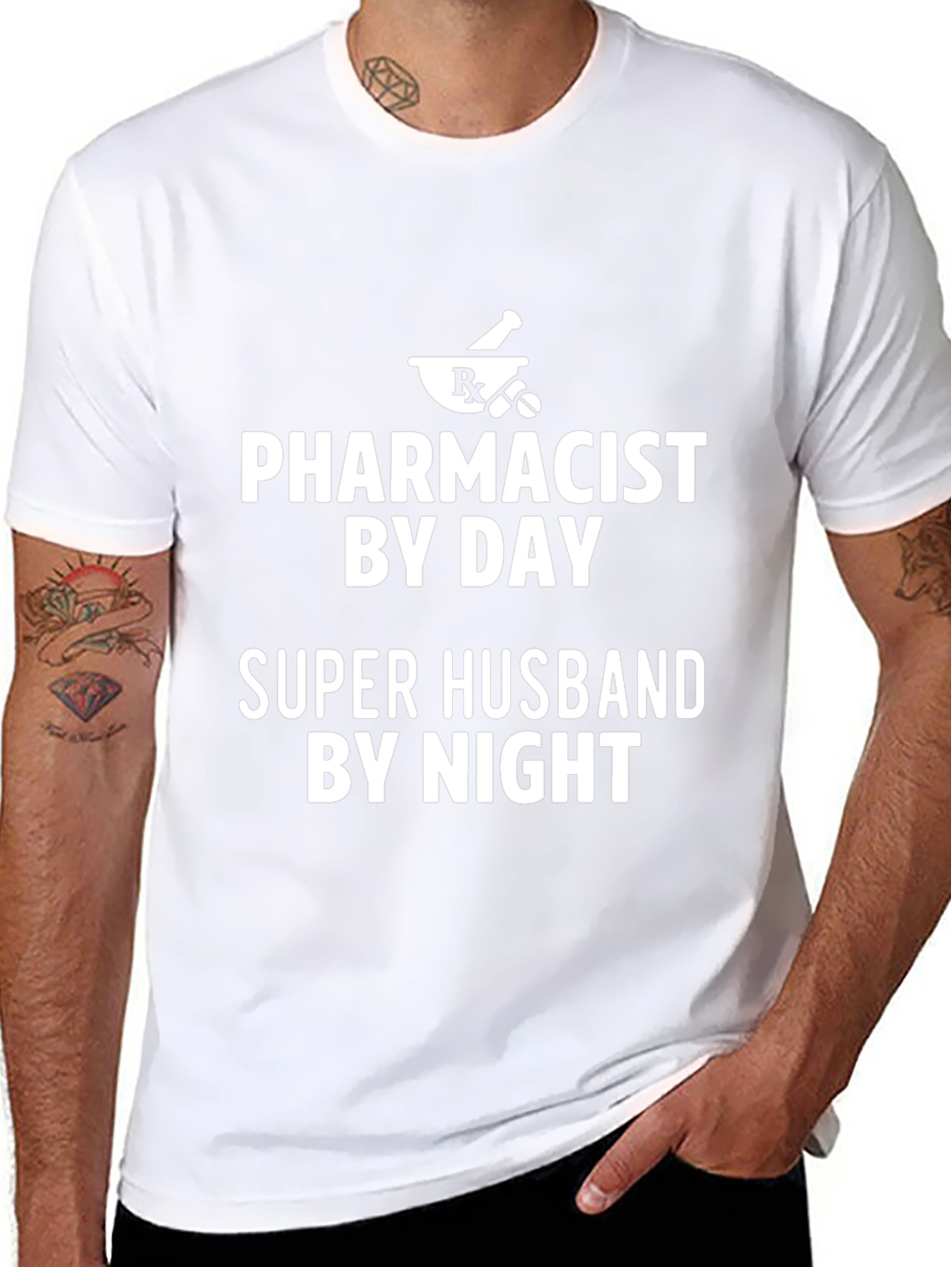 Pharmacist by Day Super Husband by Night T-Shirt