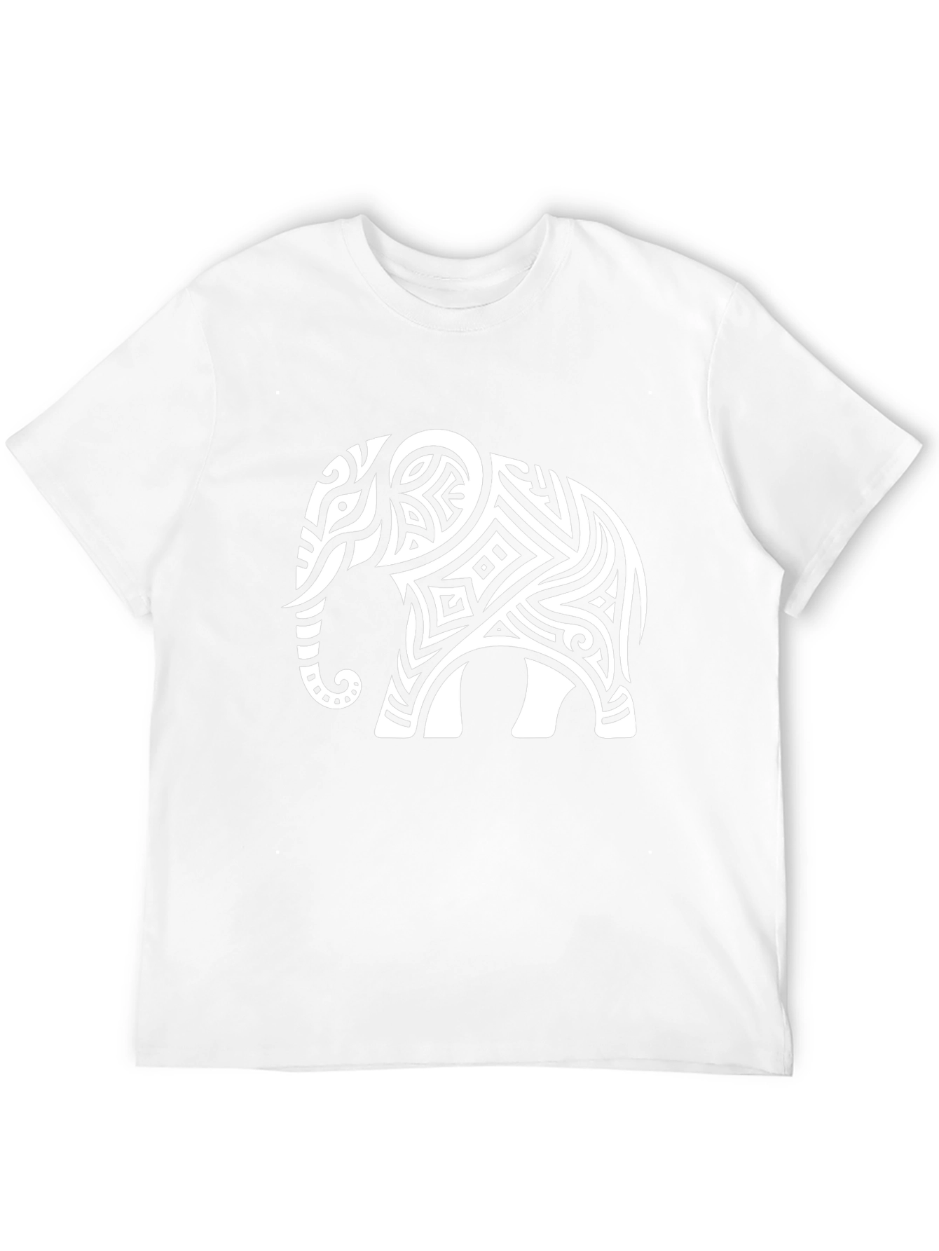 Tribal Elephant Graphic Tee - Stylish Mens T-Shirt