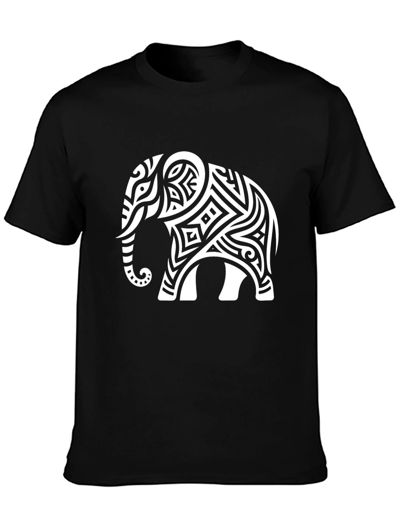 Tribal Elephant Graphic Tee - Stylish Mens T-Shirt