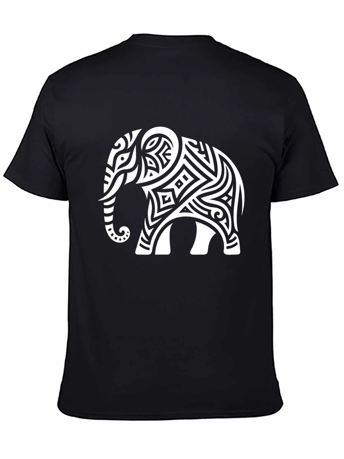 Tribal Elephant Graphic Tee - Stylish Mens T-Shirt