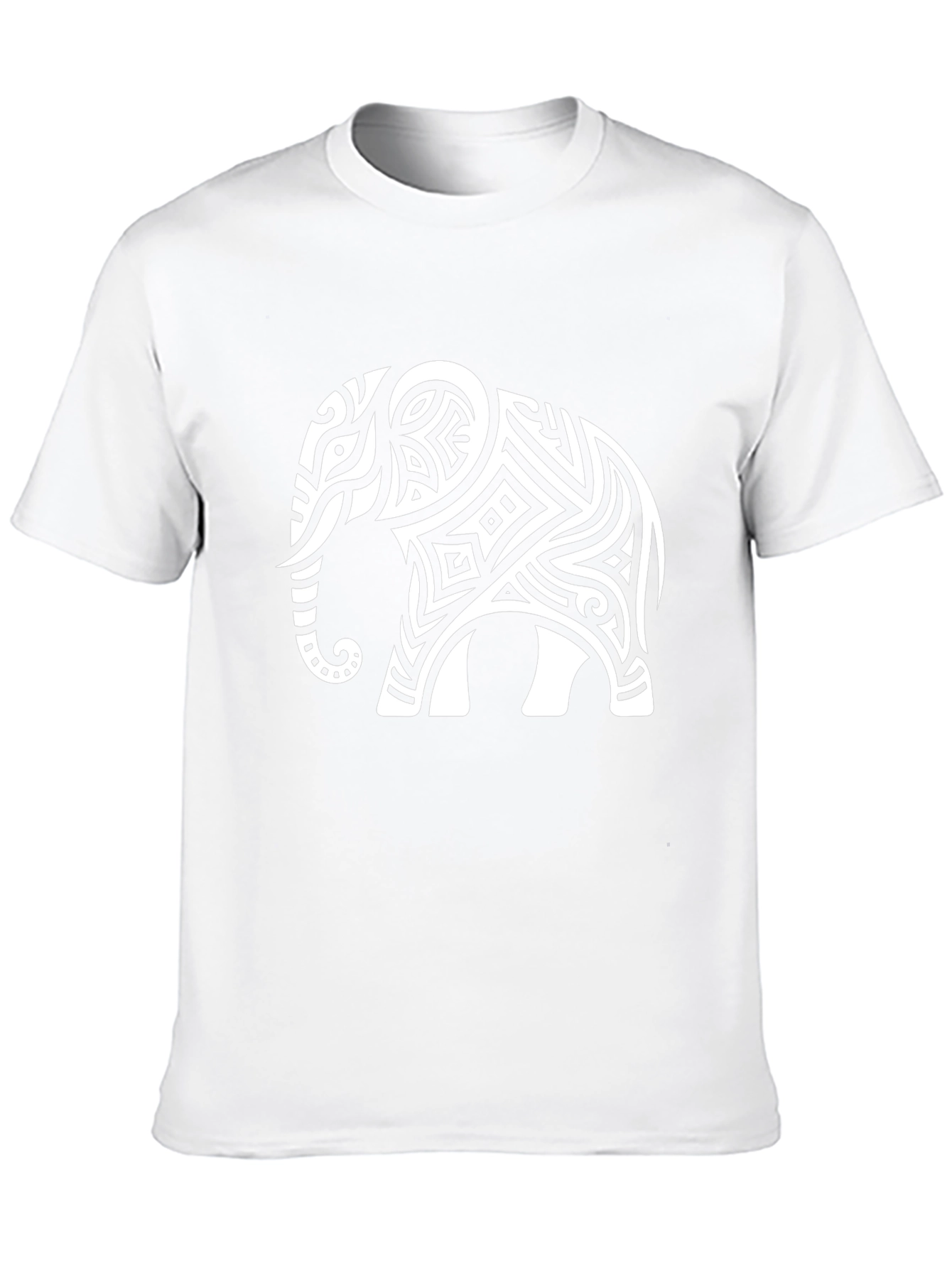 Tribal Elephant Graphic Tee - Stylish Mens T-Shirt