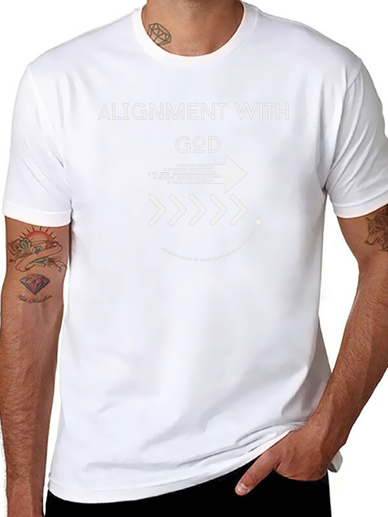 Alignment with God T-Shirt - Faith Based Apparel