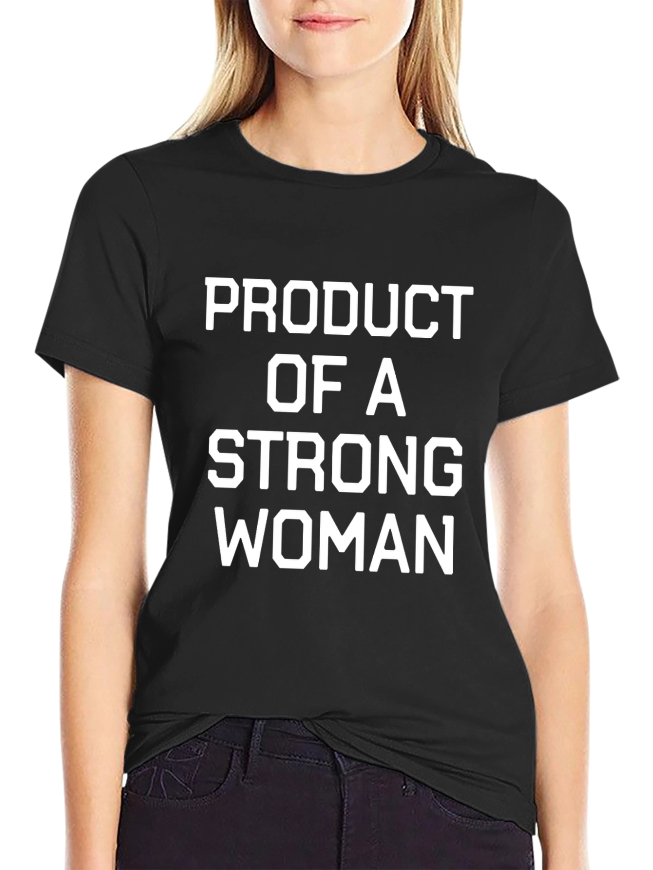 Strong Woman Tribute Tee - Black