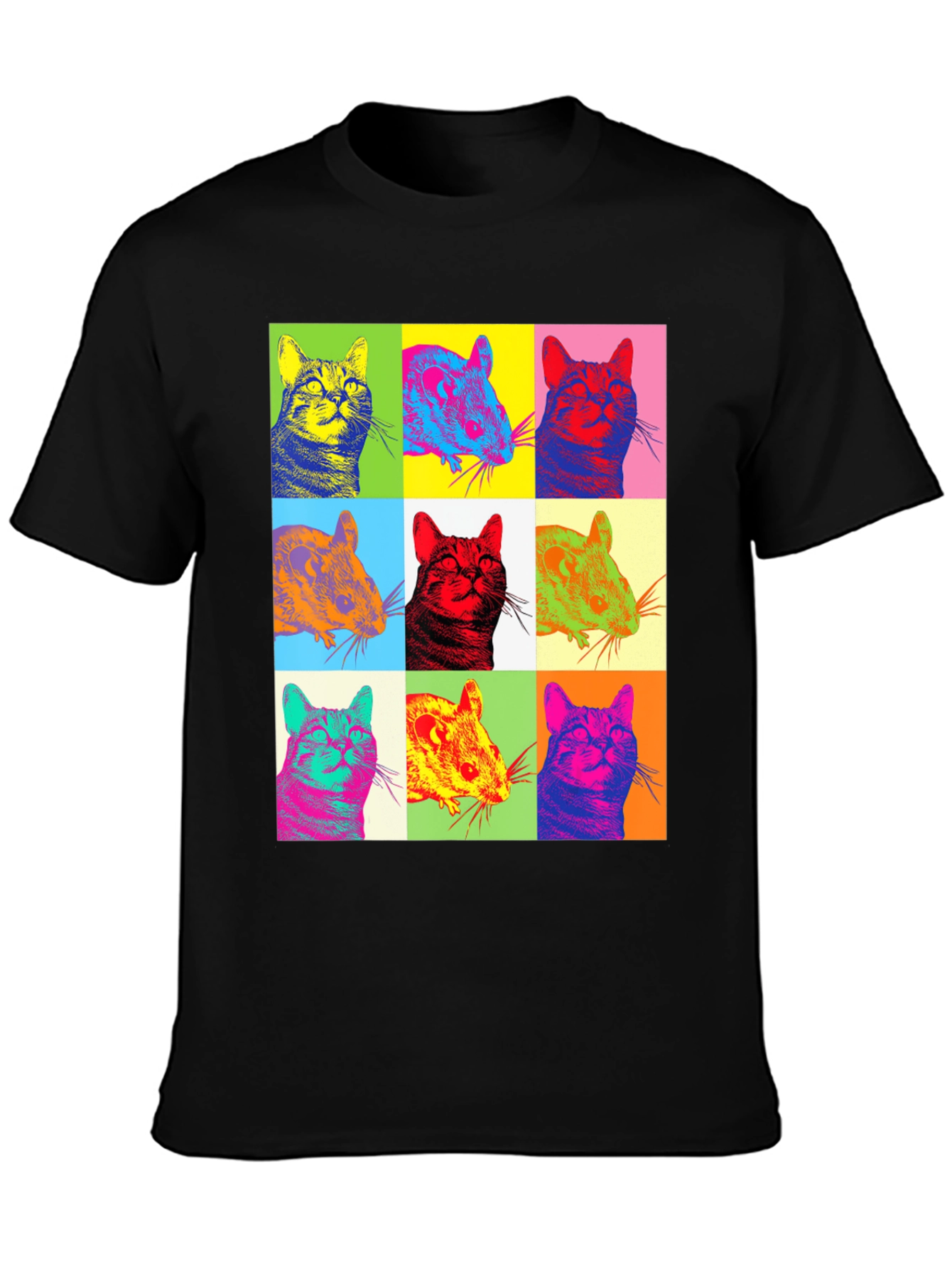 Pop Art Cat & Mouse T-Shirt