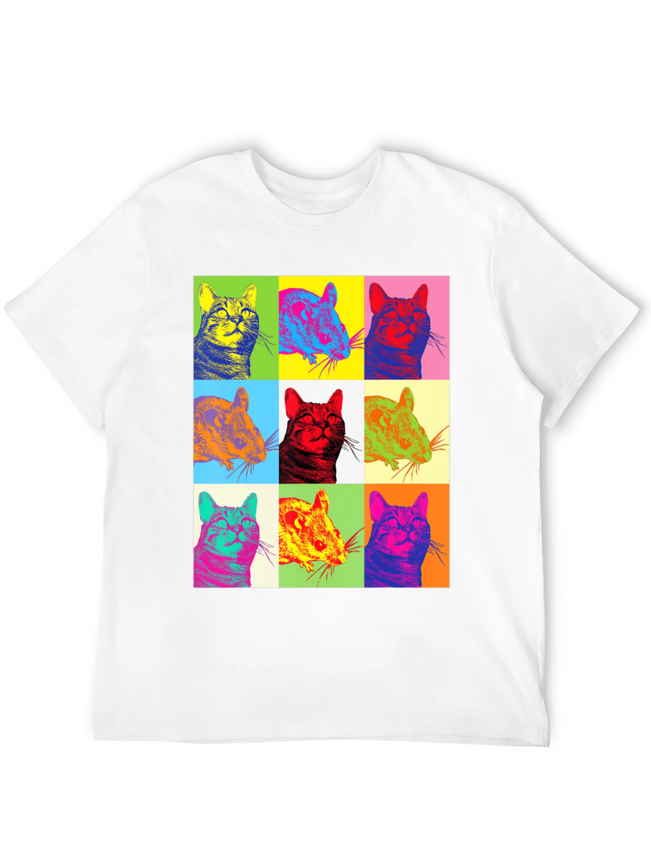 Pop Art Cat & Mouse T-Shirt