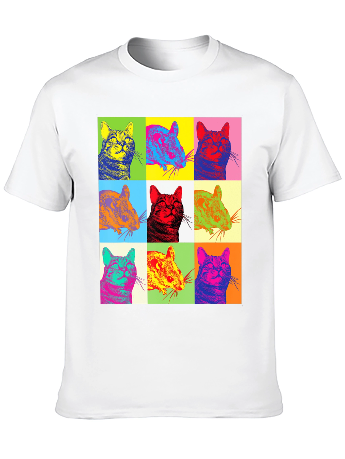 Pop Art Cat & Mouse T-Shirt