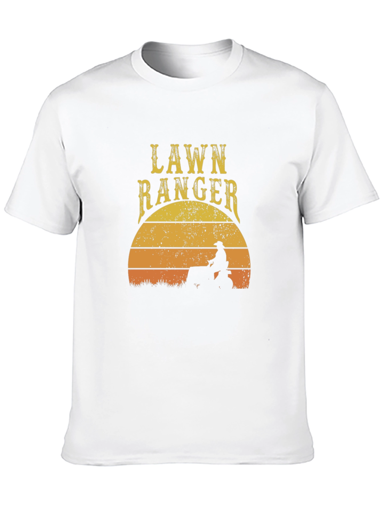 Lawn Ranger Sunset Graphic Tee - Black