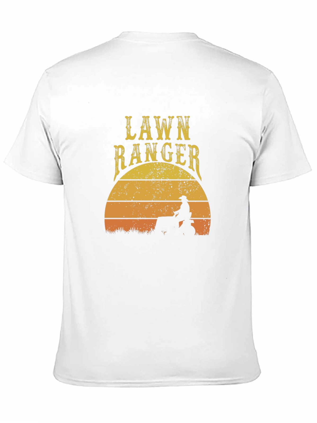 Lawn Ranger Sunset Graphic Tee - Black