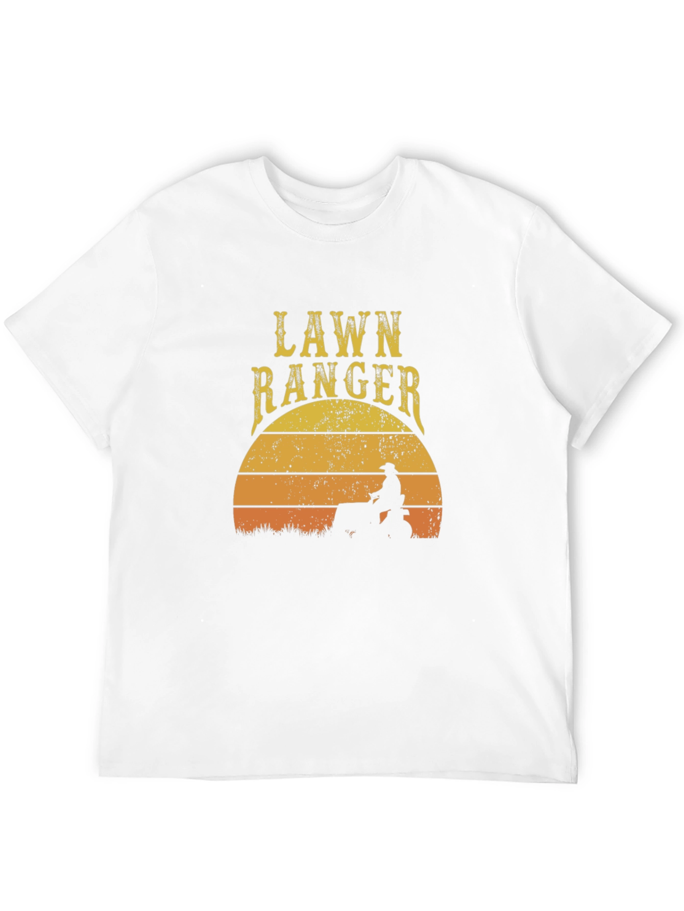 Lawn Ranger Sunset Graphic Tee - Black