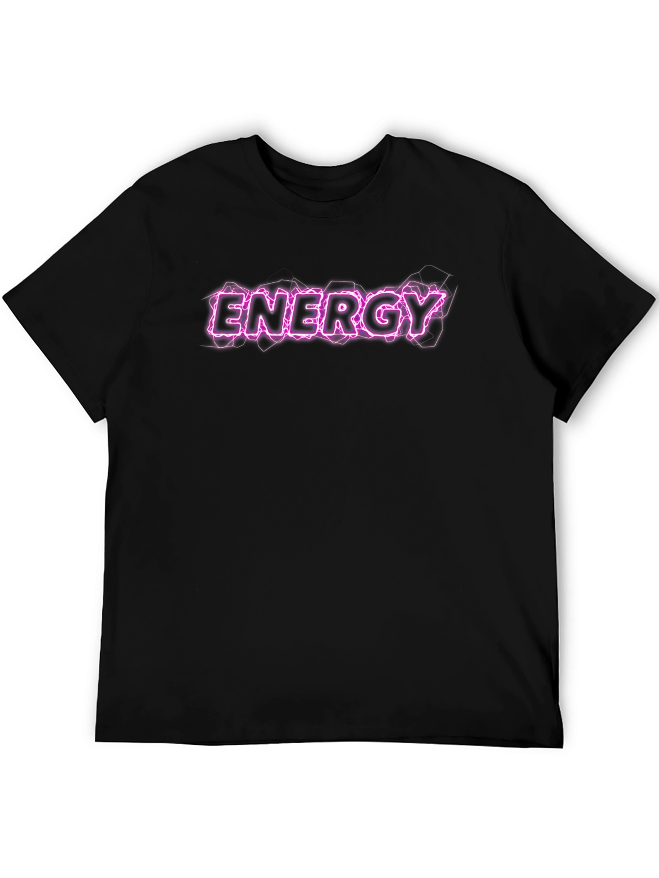 Energy Graphic Tee - Bold Electric Design