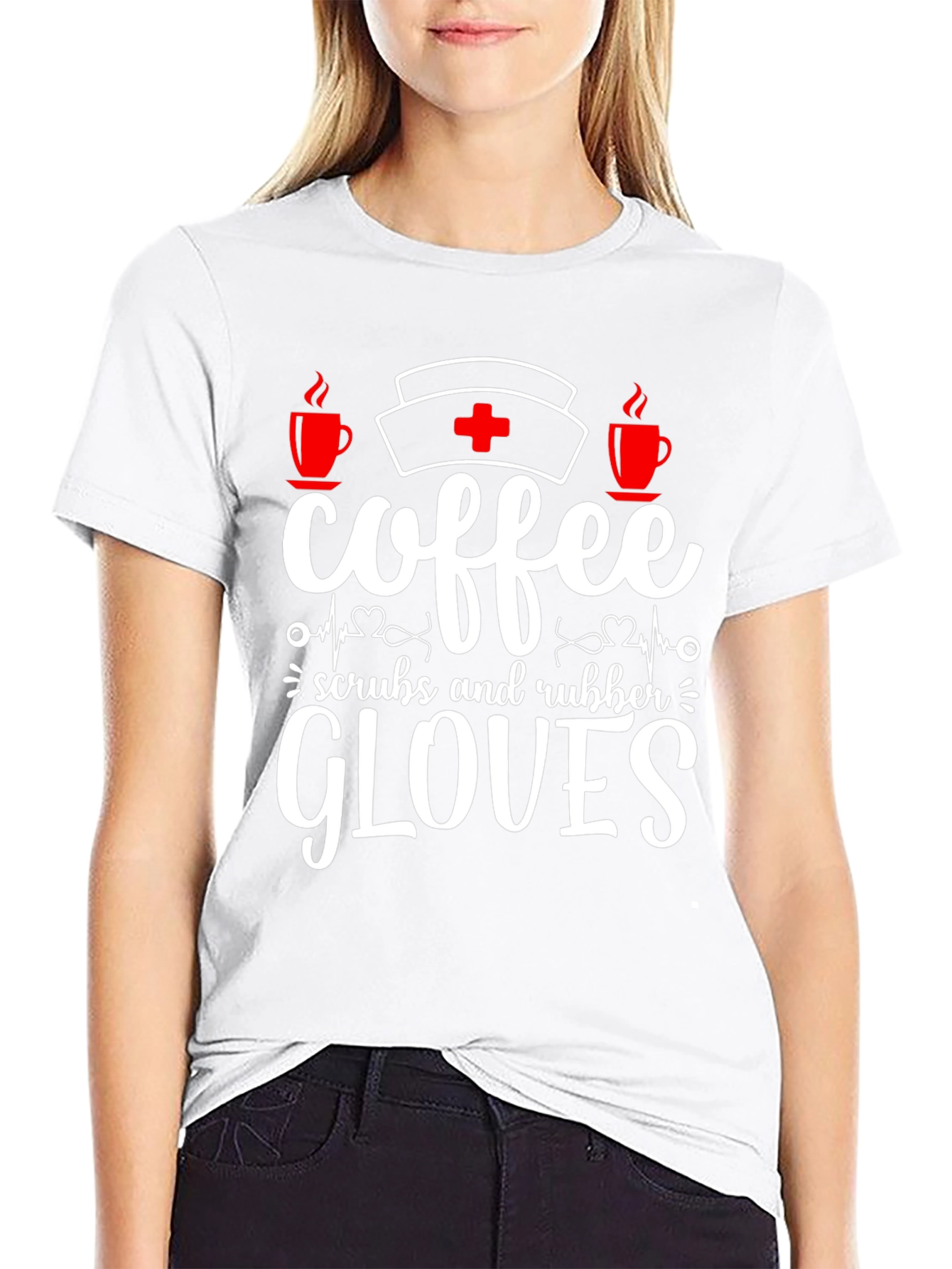 Coffee Scrubs Rubber Gloves T-Shirt