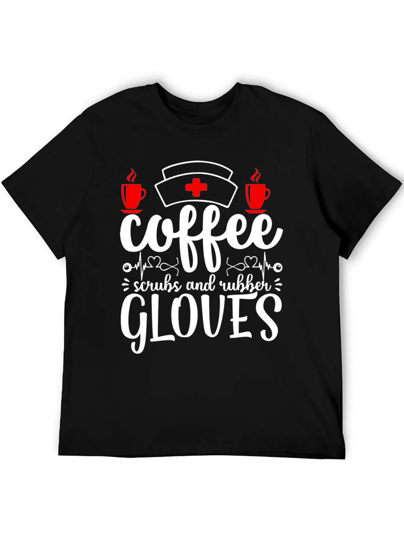 Coffee Scrubs Rubber Gloves T-Shirt