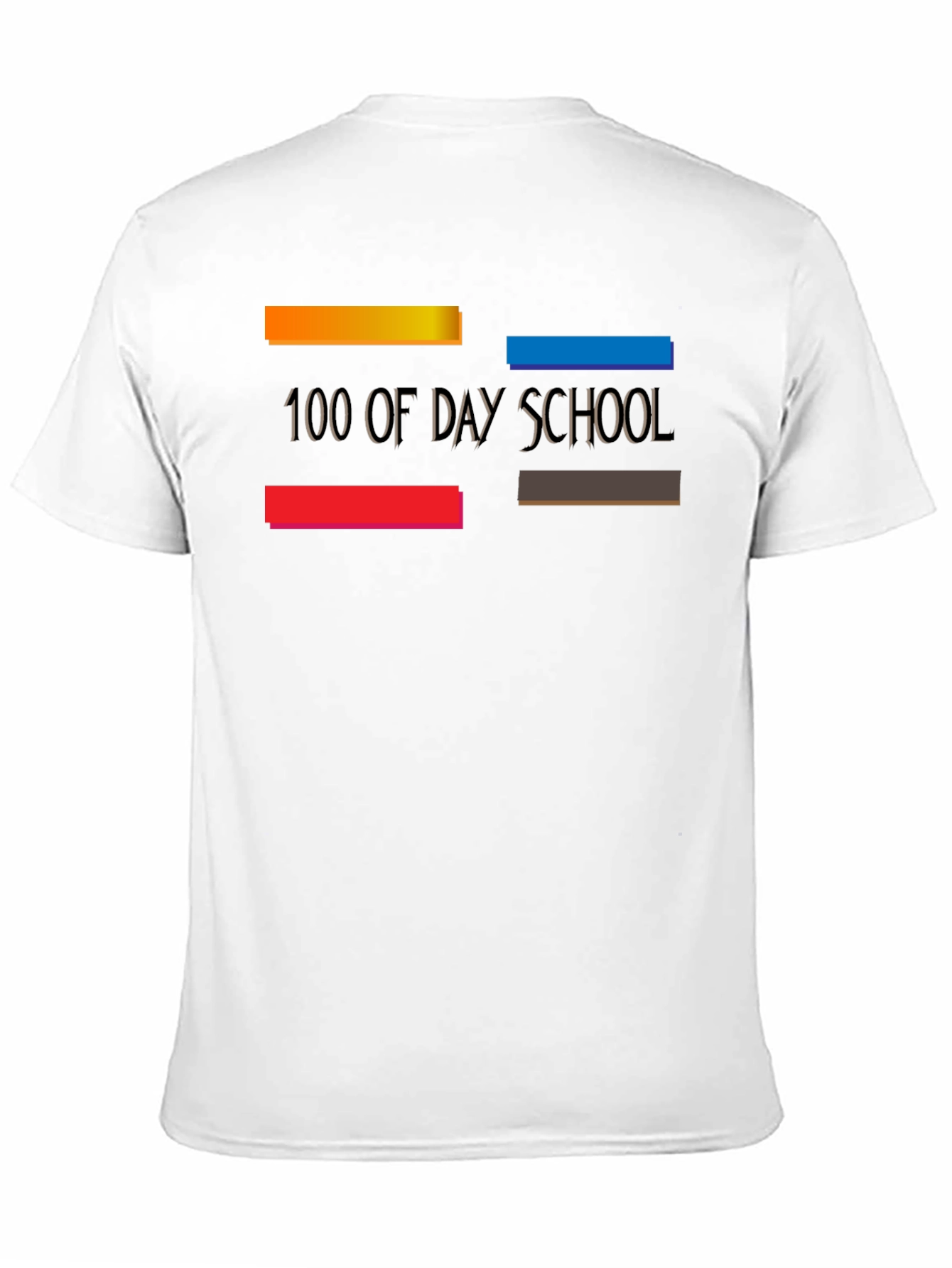 100 Days of Day School Black T-Shirt