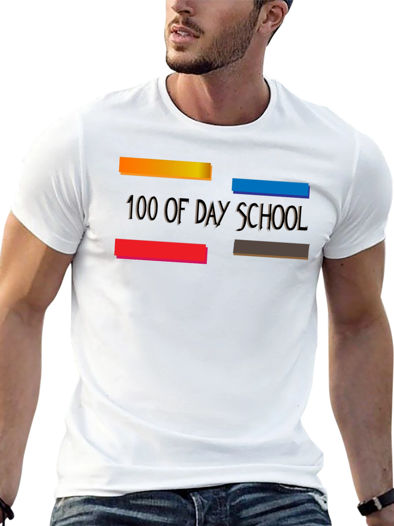 100 Days of Day School Black T-Shirt