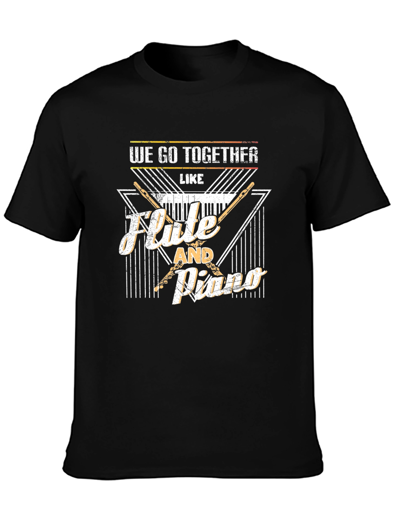 Flute and Piano Music T-Shirt