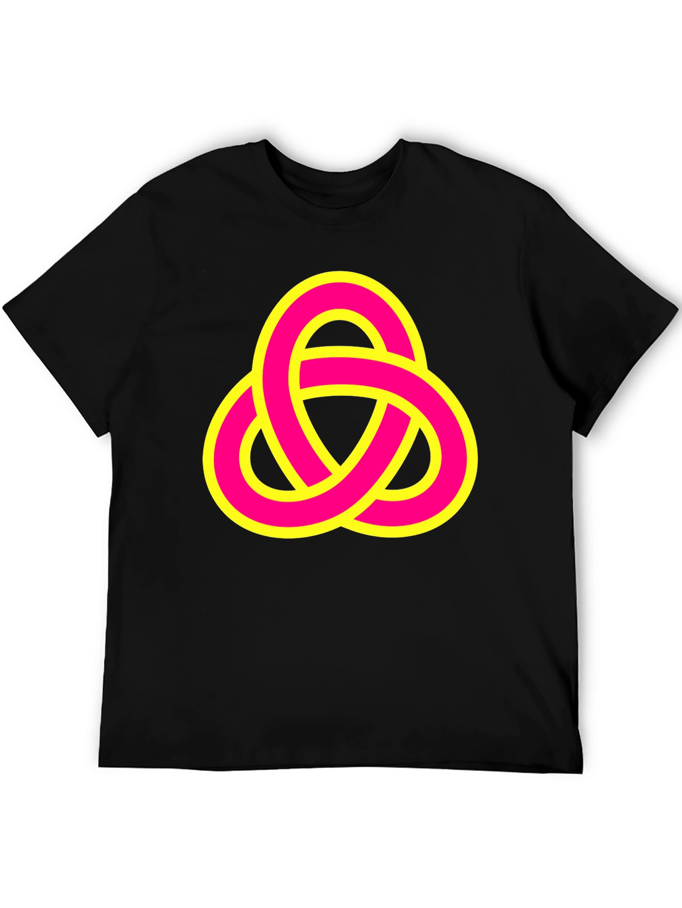 Abstract Knot Graphic Tee - Stylish & Unique Design