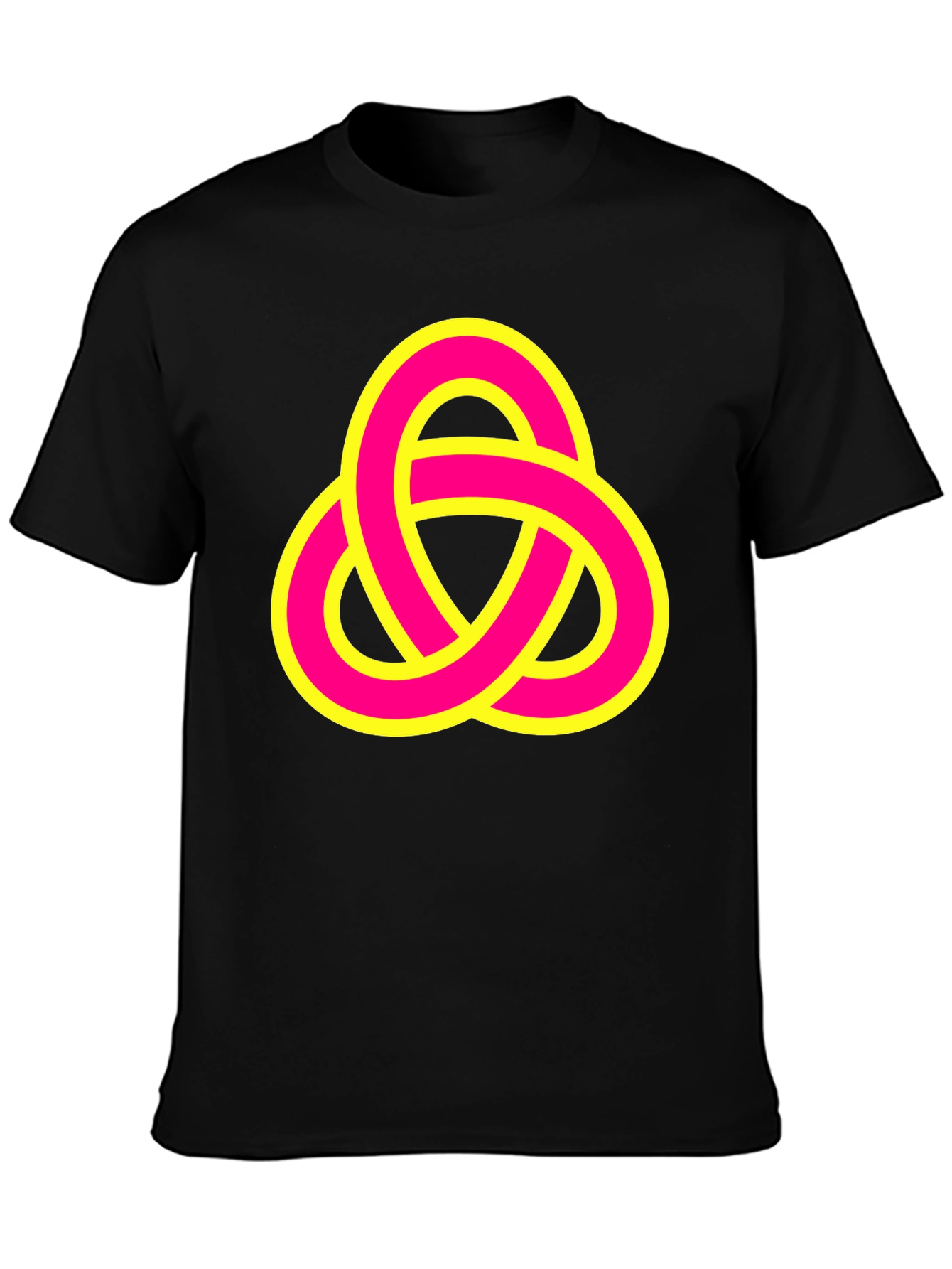 Abstract Knot Graphic Tee - Stylish & Unique Design
