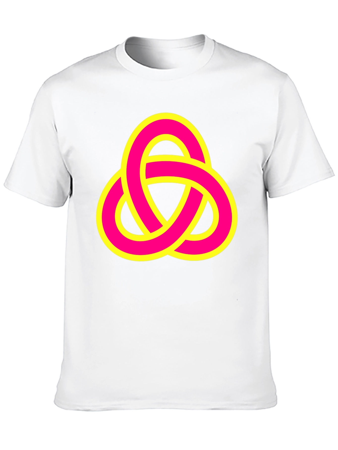 Abstract Knot Graphic Tee - Stylish & Unique Design