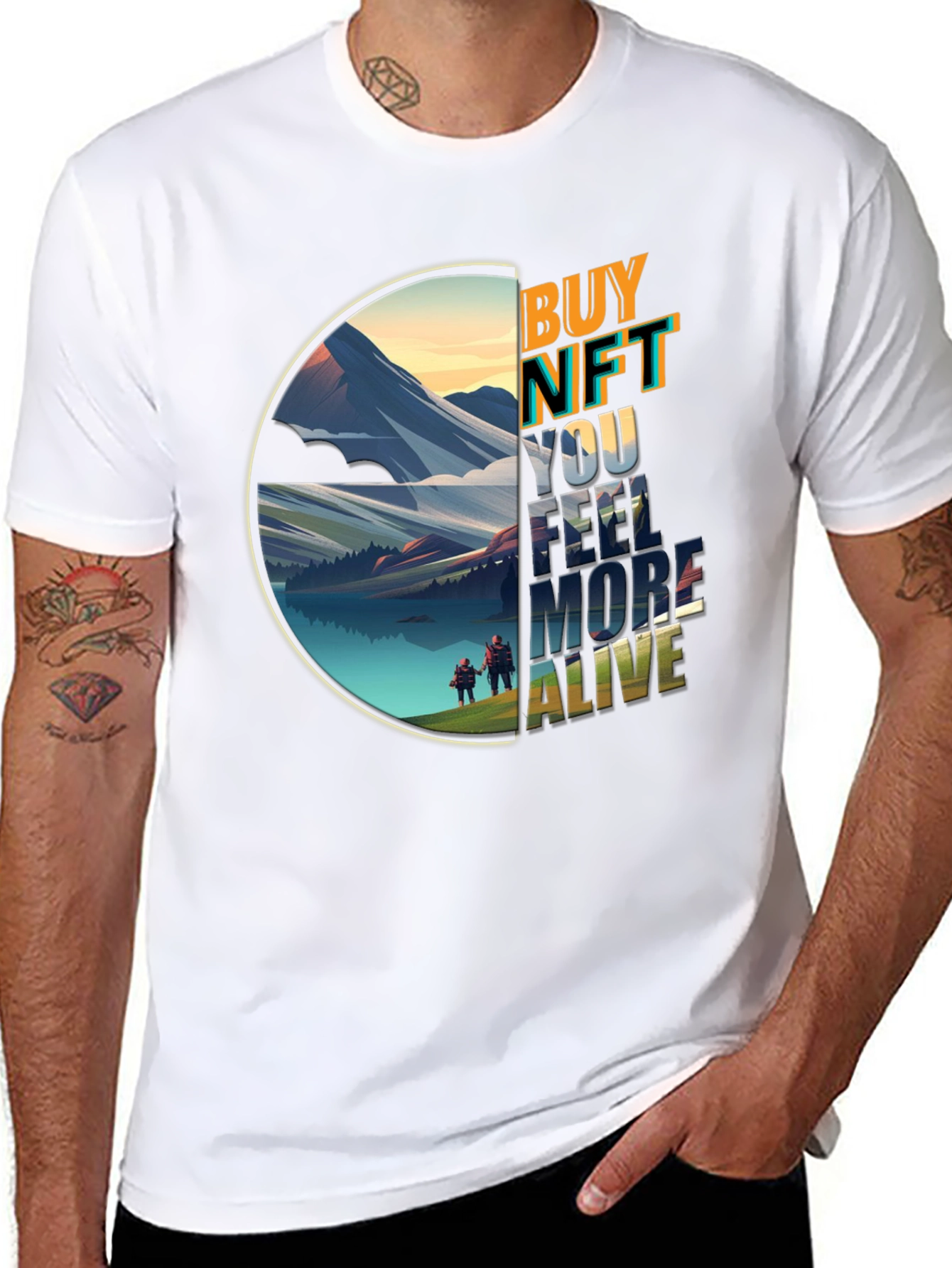 Buy NFT Feel More Alive Graphic T-Shirt