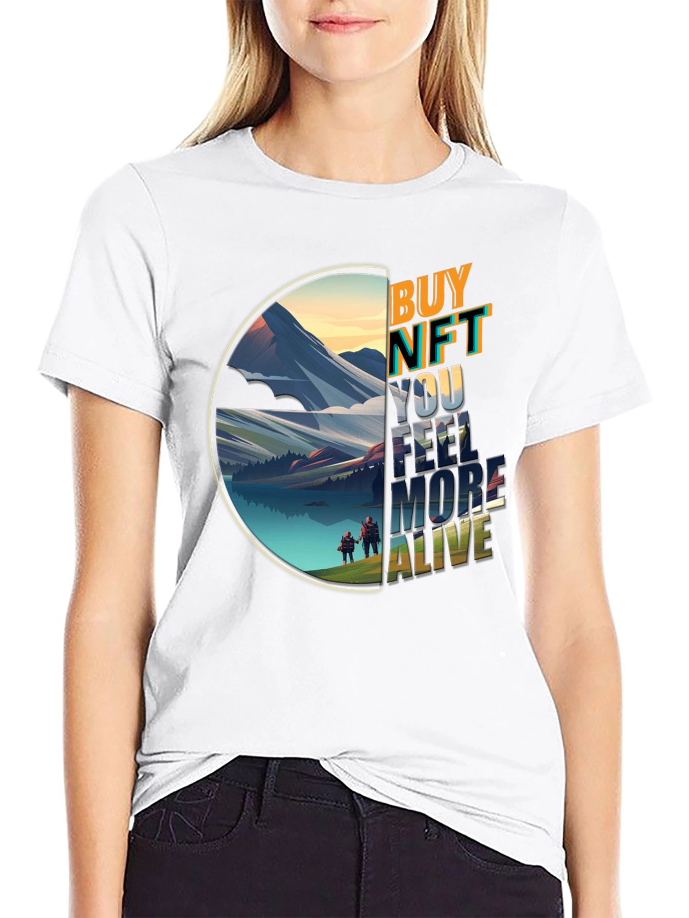 Buy NFT Feel More Alive Graphic T-Shirt