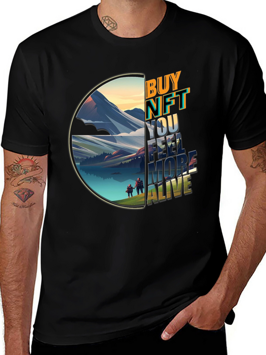 Buy NFT Feel More Alive Graphic T-Shirt