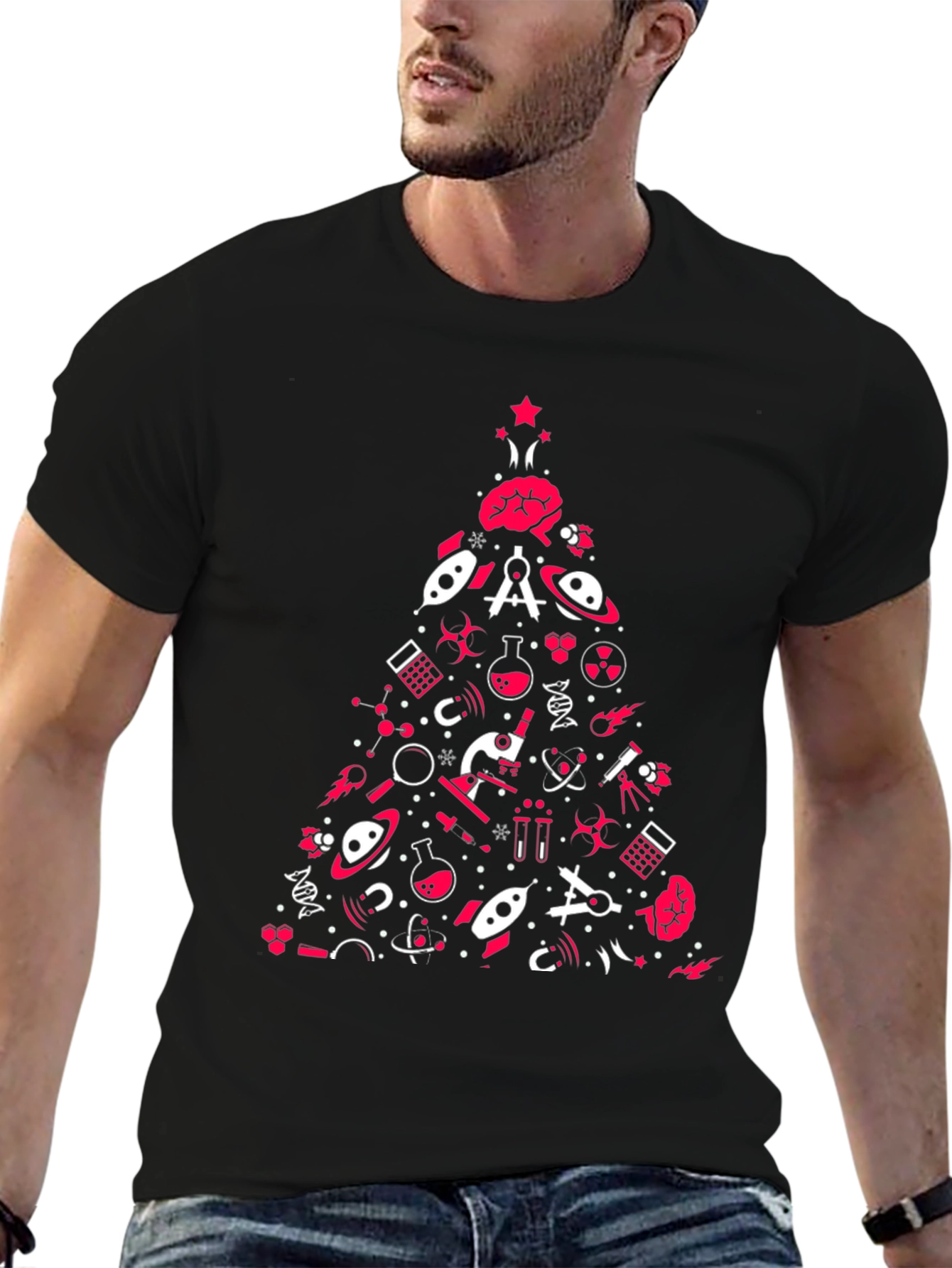 Science Christmas T-Shirt - Holiday Geek Style