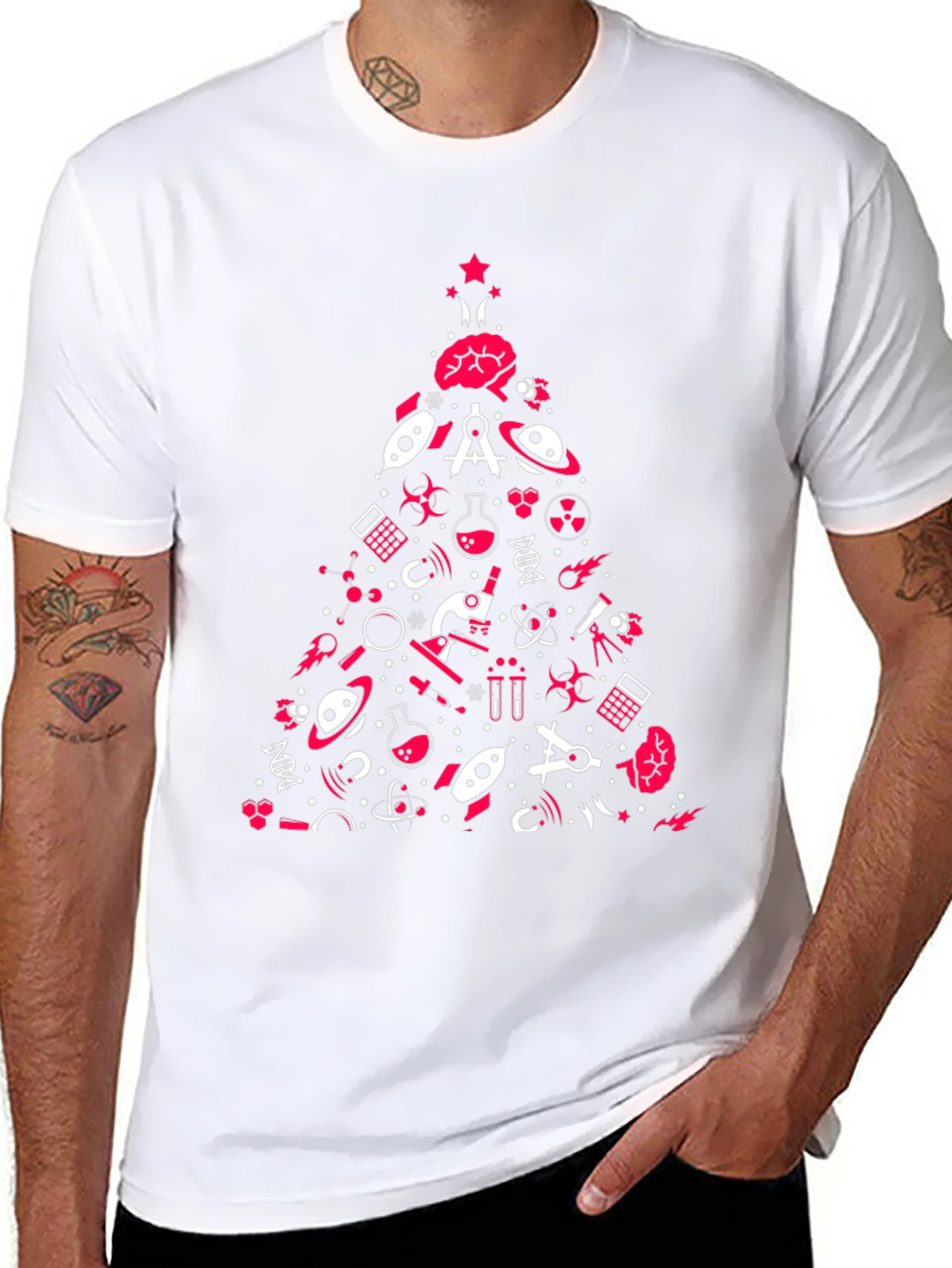 Science Christmas T-Shirt - Holiday Geek Style