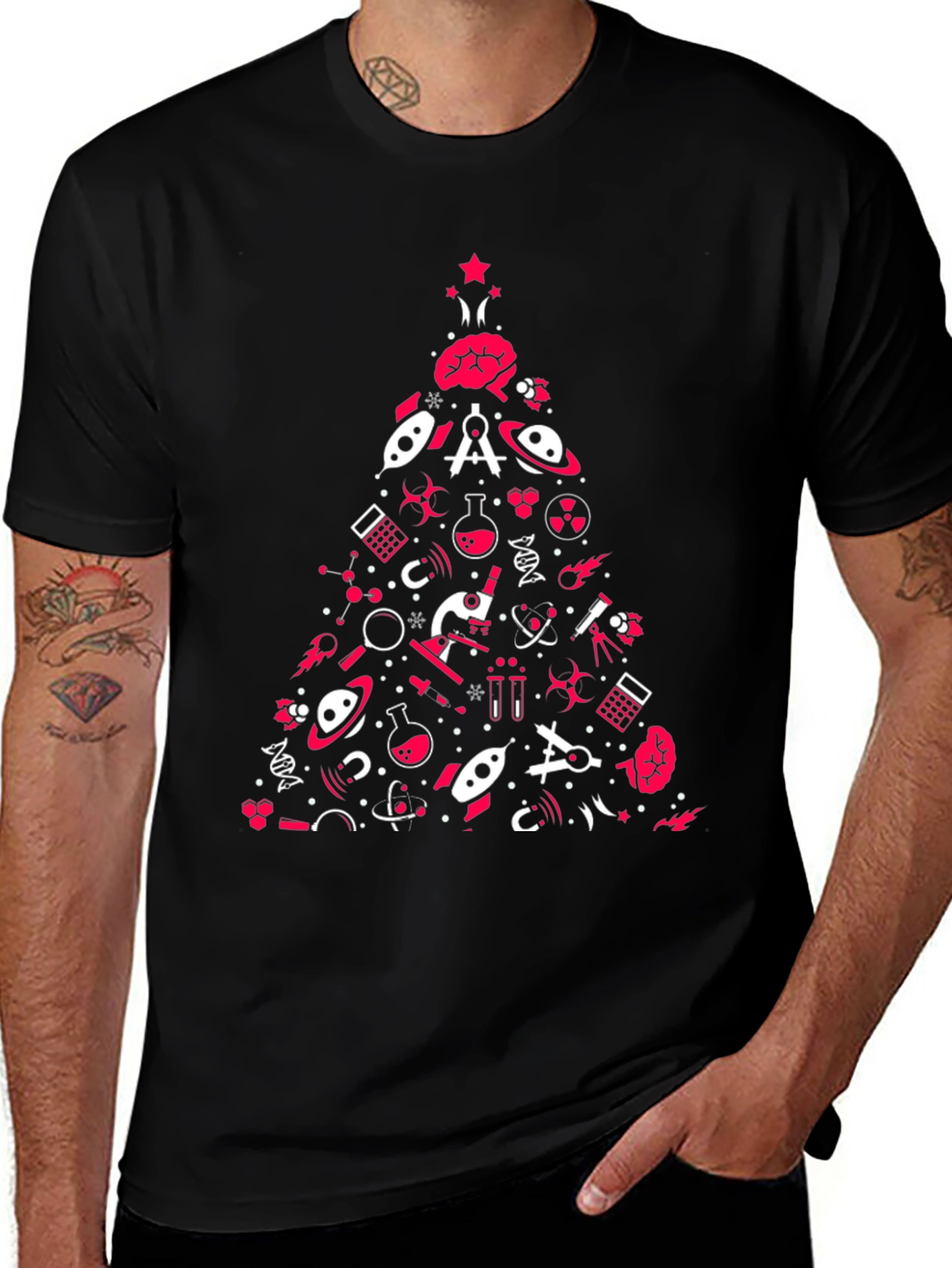 Science Christmas T-Shirt - Holiday Geek Style