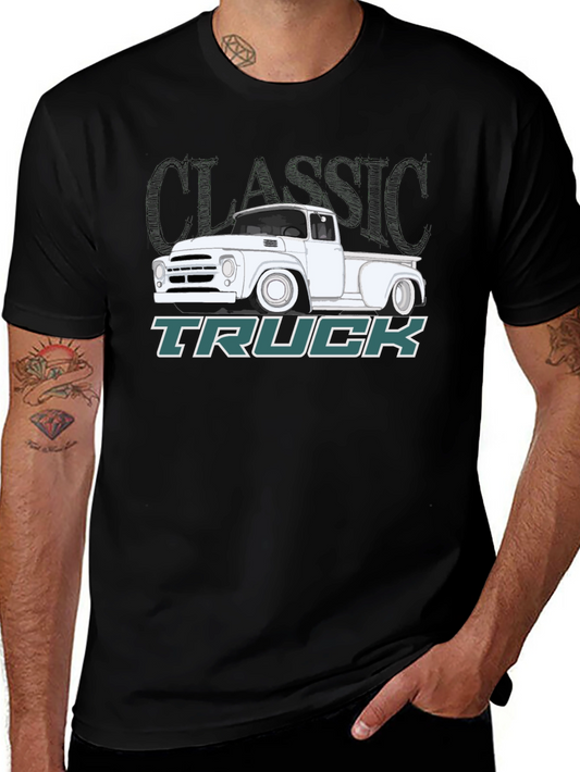Vintage Truck Graphic Tee - Classic Car T-Shirt