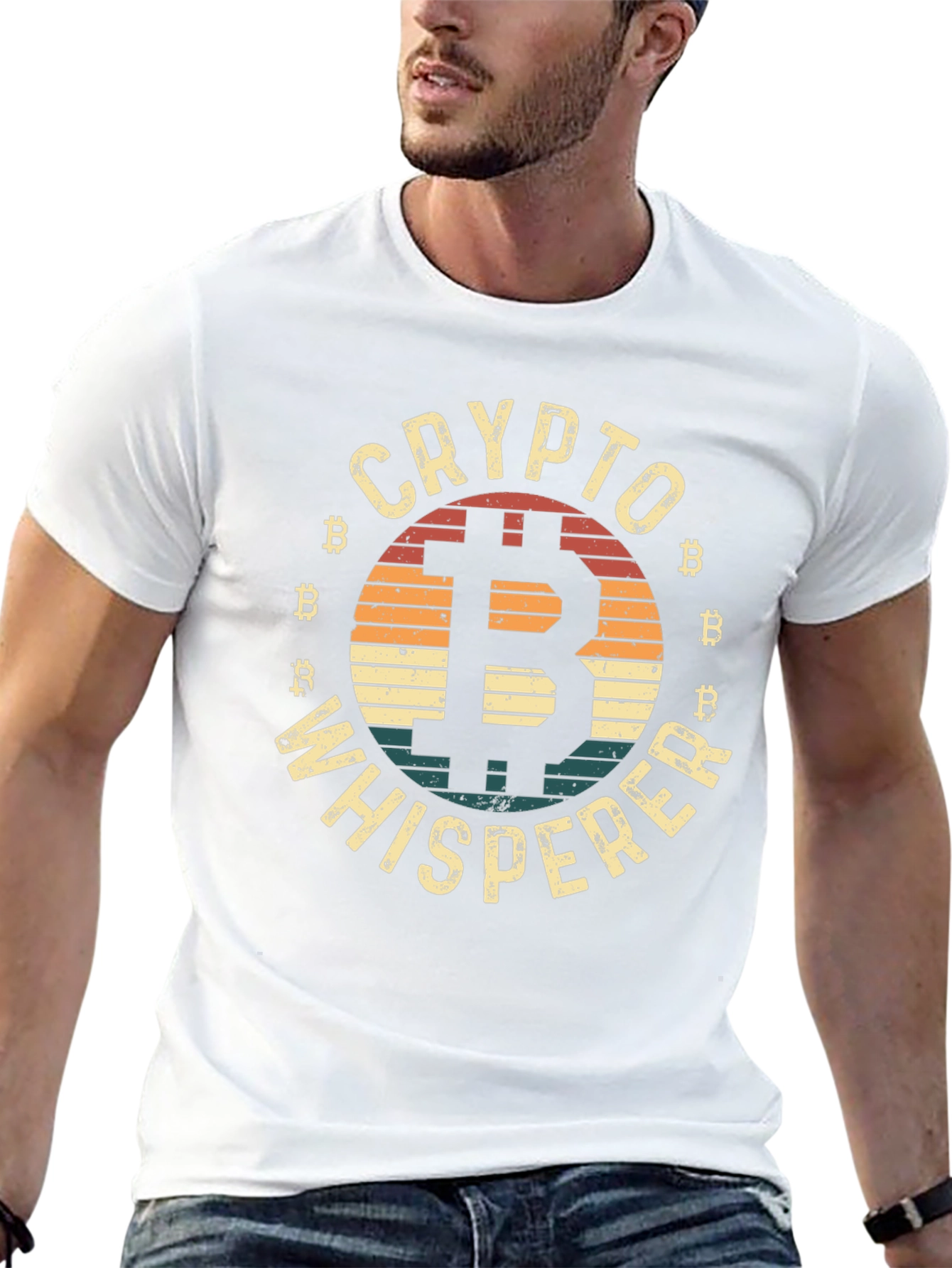 Crypto Whisperer Graphic Tee - Bitcoin T-Shirt