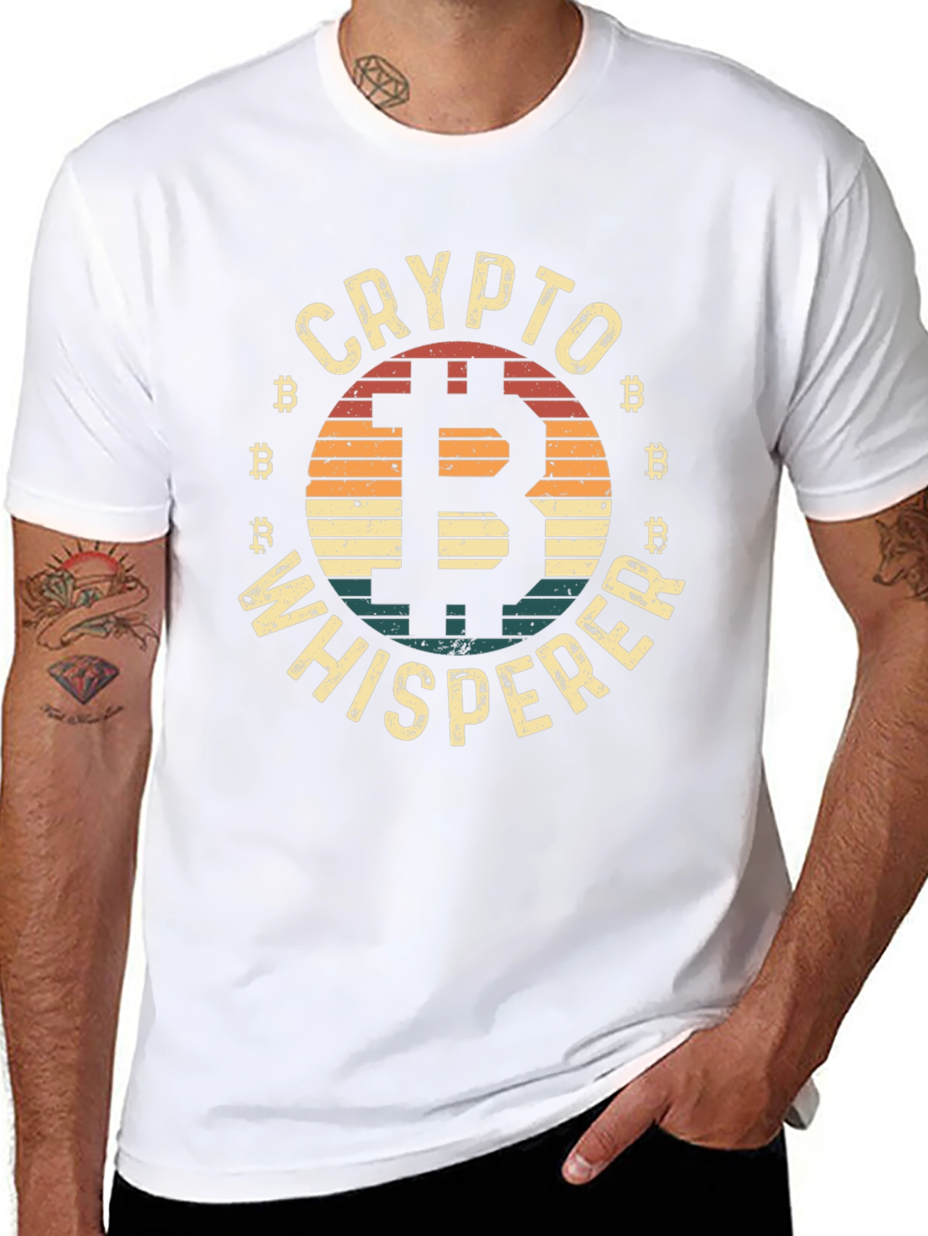 Crypto Whisperer Graphic Tee - Bitcoin T-Shirt
