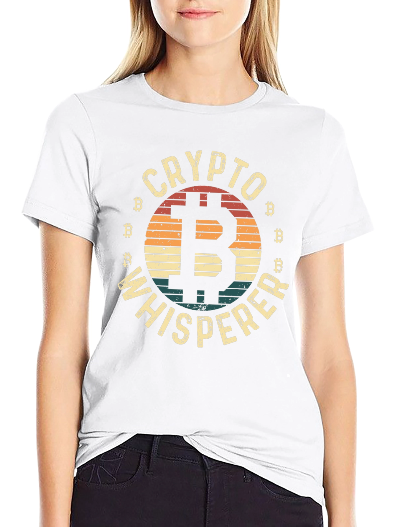 Crypto Whisperer Graphic Tee - Bitcoin T-Shirt