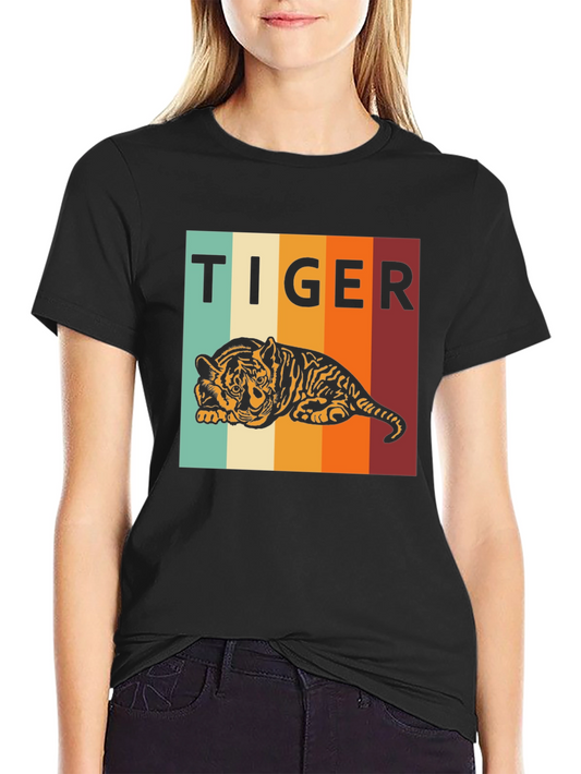 Retro Tiger Graphic Tee - Comfort Fit