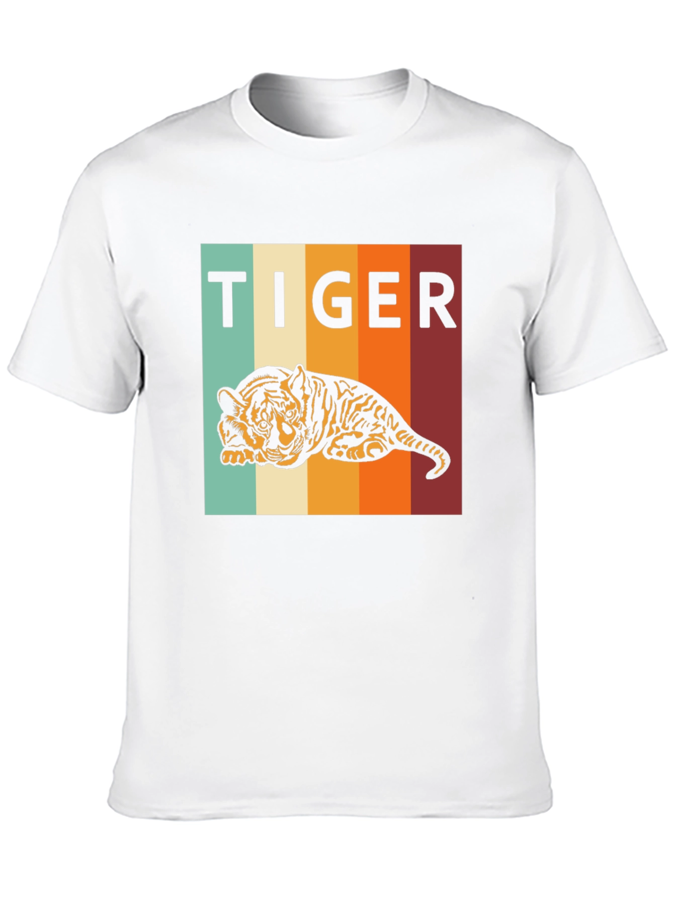 Retro Tiger Graphic Tee - Comfort Fit