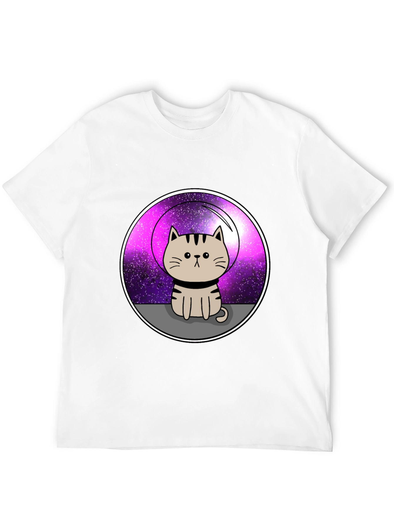 Space Cat Graphic T-Shirt
