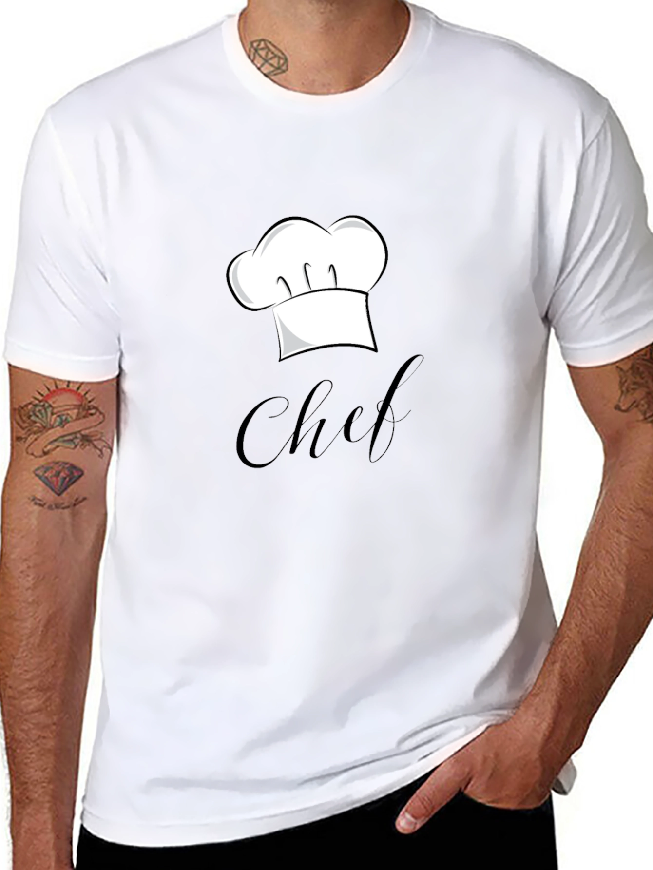 Chef Hat T-Shirt - Stylish Cook Apparel