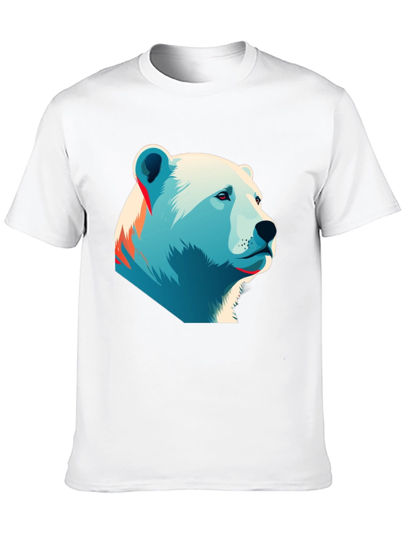 Polar Bear Graphic Tee - Black